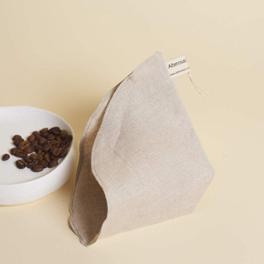 Filtre à café en coton bio zéro déchet