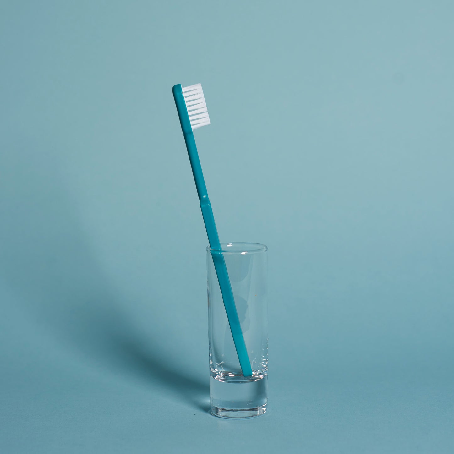 Brosse à dents en bioplastique à tête rechargeable - Turquoise - Souple